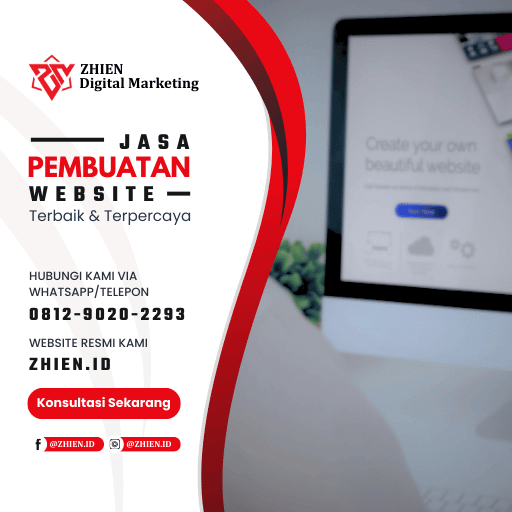 Jasa Pembuatan Website - ZHIEN Digital Marketing Indonesia
